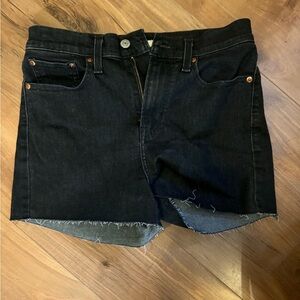 Levi’s black womens shorts